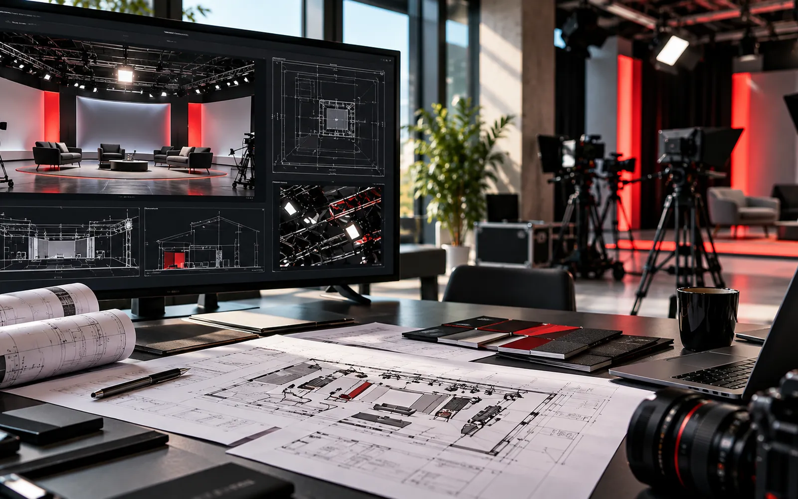Grundrissanalyse und Projektgespräch mit technischen Unterlagen
