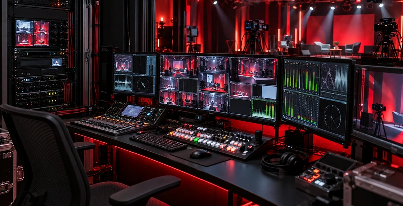 Vom Eingang zum Stream: Signalführung in einem Inhouse-Studio